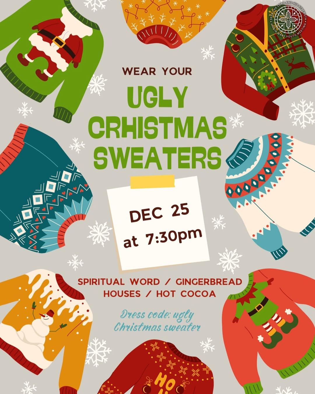 Ugly sweater 12/25